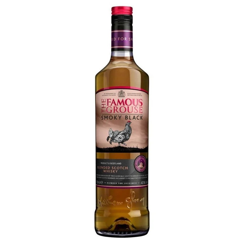 THE FAMOUS GROUSE SMOKY BLACK BLENDED SCOTCH WHISKY 70 CL