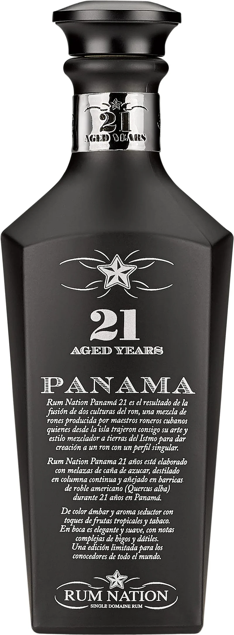 Rum Nation Panama 21 Years Old Black Edition 43% Vol. 0,7l in Giftbox