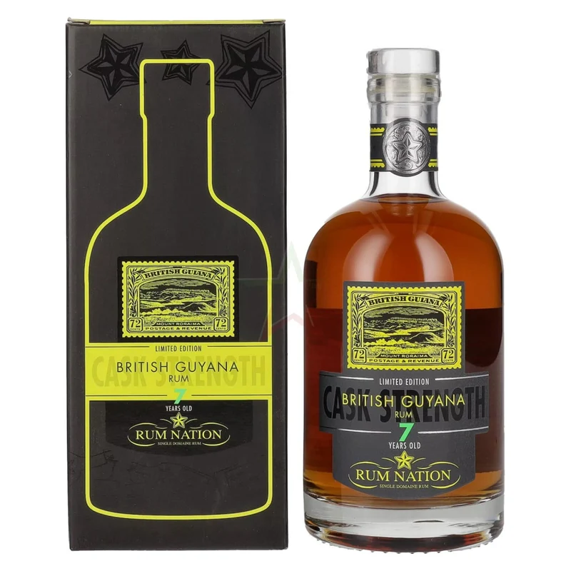 Rum Nation British Guyana 7 Years Old Limited Edition 59,00% 0,70 lt.