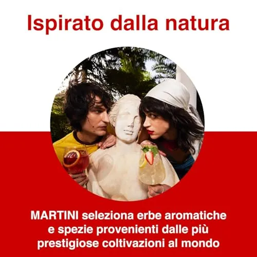 MARTINI Bitter Aperitivo, 25% ABV, 100cl / 1L, Infuso con Erbe Aromatiche Selezionate a Mano