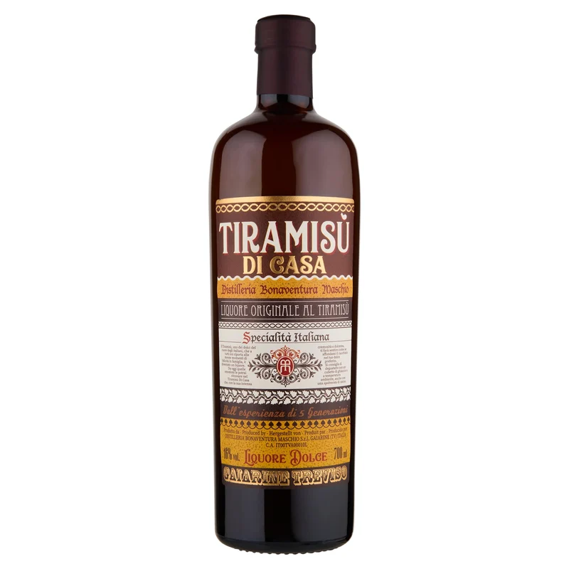 Bonaventura Maschio, Tiramisù di Casa, Liquore Originale al Tiramisù - 700ml
