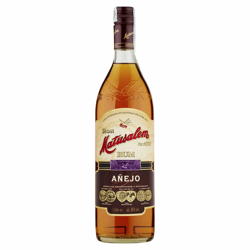Matusalem - Añejo, Miscela di Rum Scuri Invecchiati di Alta Qualità, 100 cl