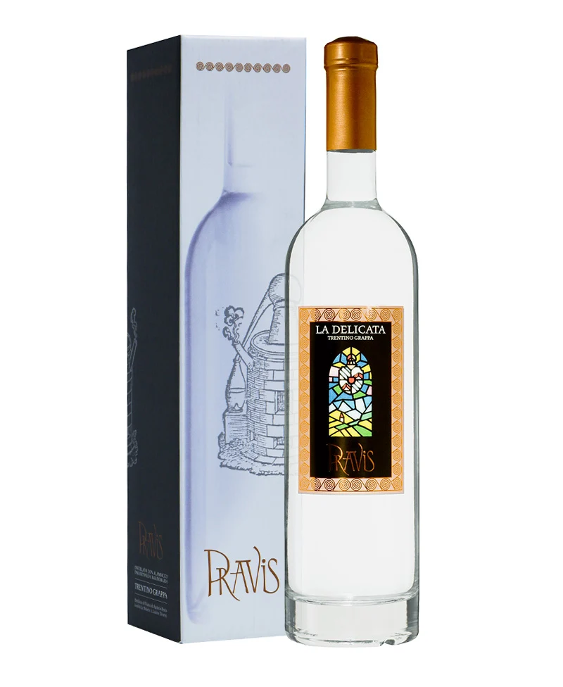 Grappa La Delicata Astucciata - Distilleria Pravis