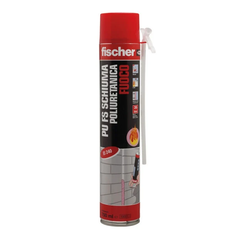 Schiuma Poliuretanica Firestop PU FS 750. Bomboletta 750 ml. Fischer