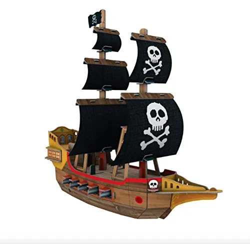 Le leggendarie avventure dei pirati. Il veliero 3D. Ediz. a colori. Con Giocattolo