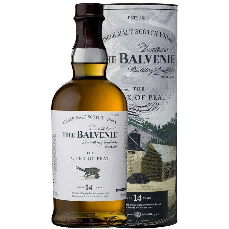 The Balvenie 14 Years Old The WEEK OF PEAT 48,3% Vol. 0,7l in Giftbox