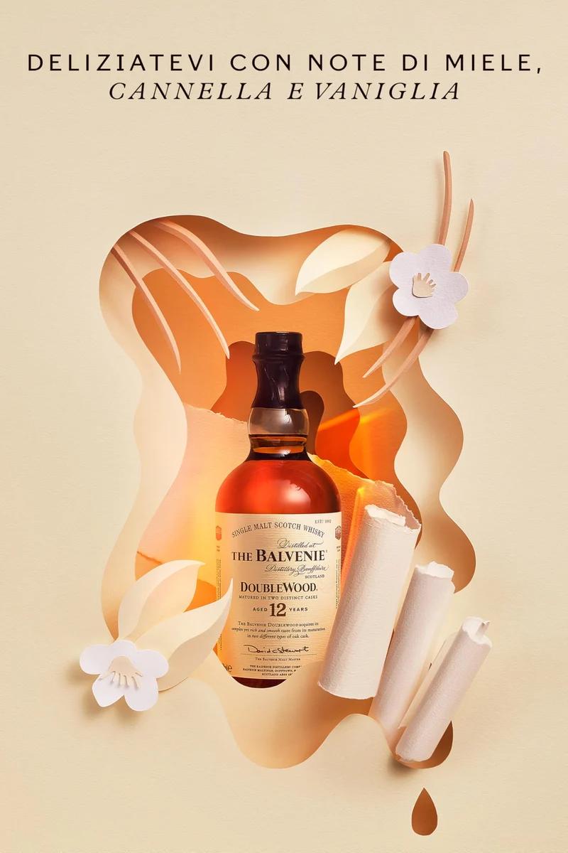 The Balvenie DoubleWood Single Malt Scotch Whisky 12 Anni, 70cl