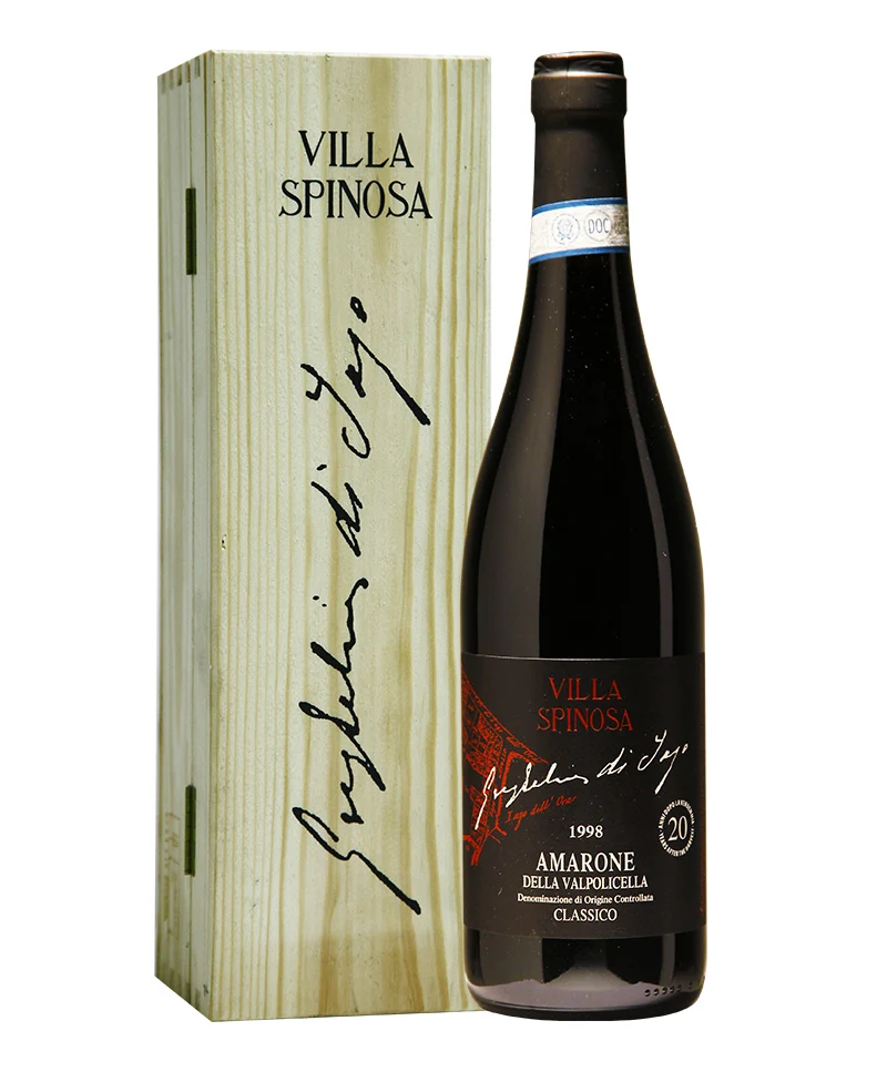 1998 - 20 Anni Dopo Amarone Guglielmi Jago Cassa Legno - Villa Spinosa