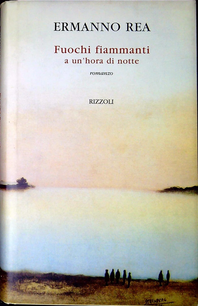 Fuochi fiammanti a un'hora di notte