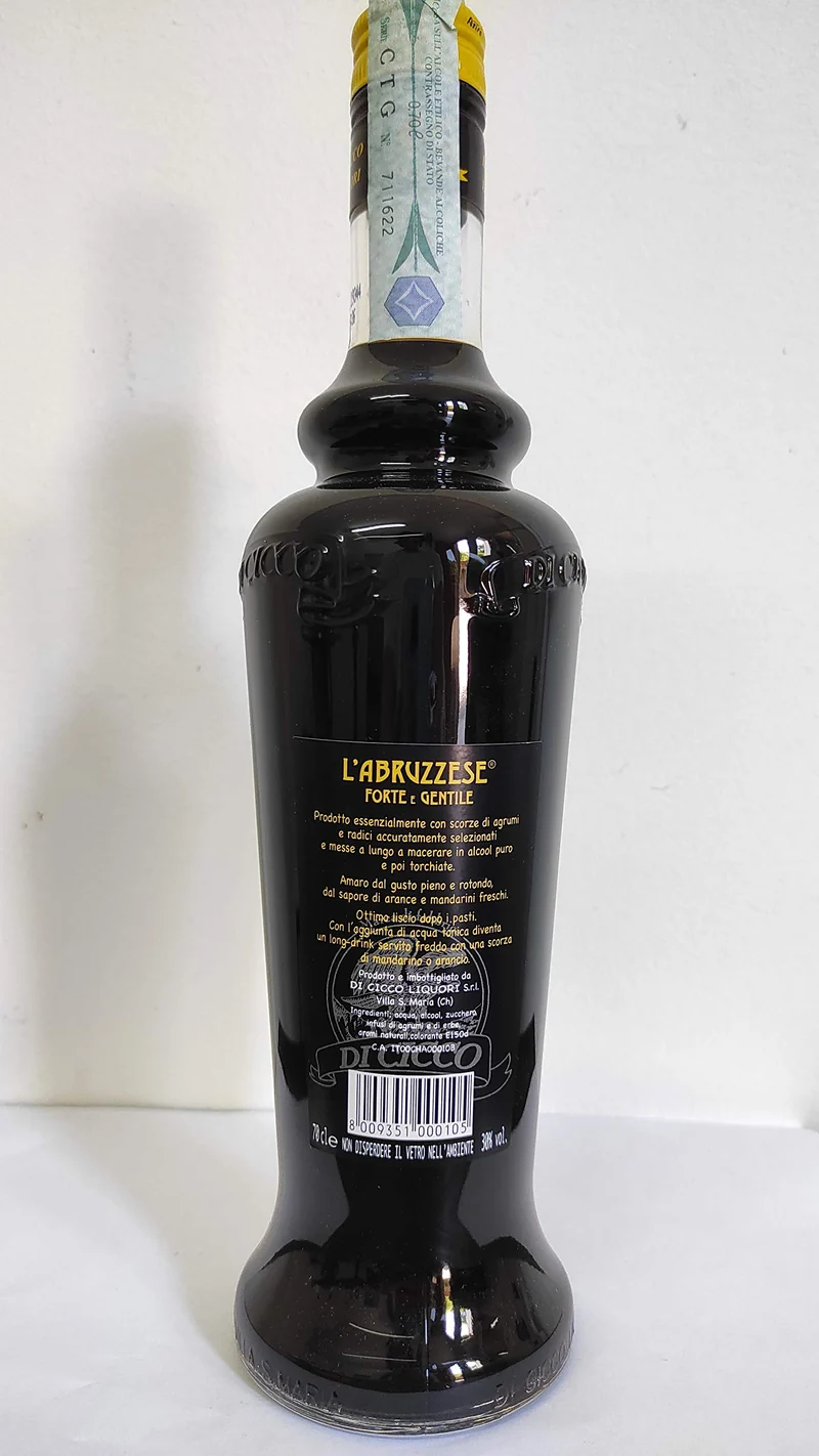 Amaro Liquore L'abruzzese forte e gentile Di Cicco