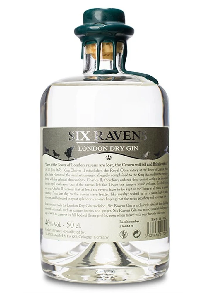 Six Ravens Sei London Dry Gin - 500 ml