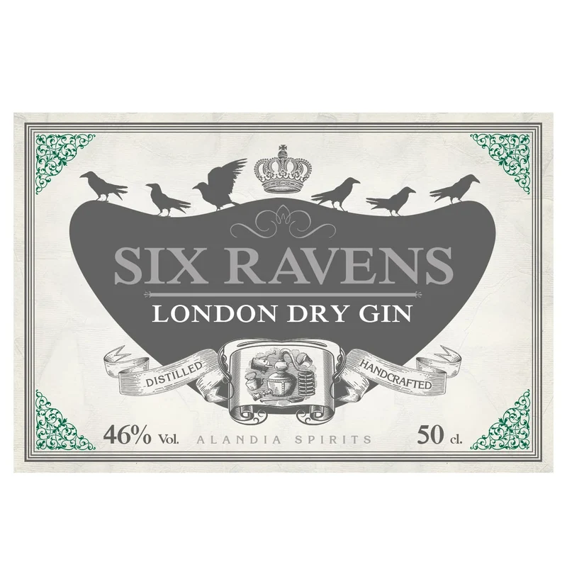 Six Ravens Sei London Dry Gin - 500 ml