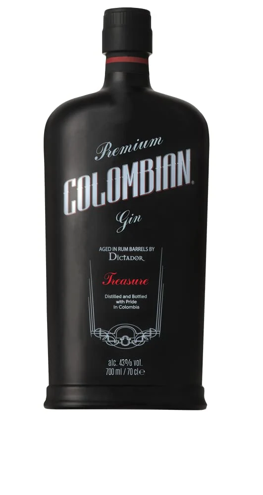 COLOMBIAN TREASURE AGED GIN (BLACK), 700 ml