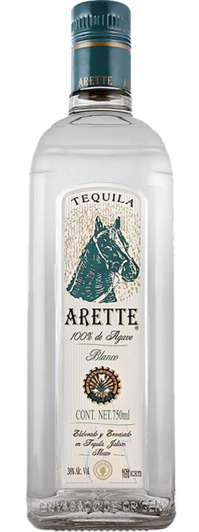 Arette Tequila Blanco 100% Agave Azul - Arette Tequila - 1000 ml