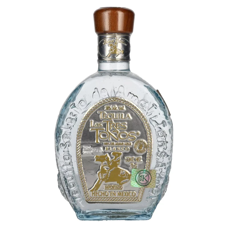 Los Tres Tonos Tequila Blanco 70cl
