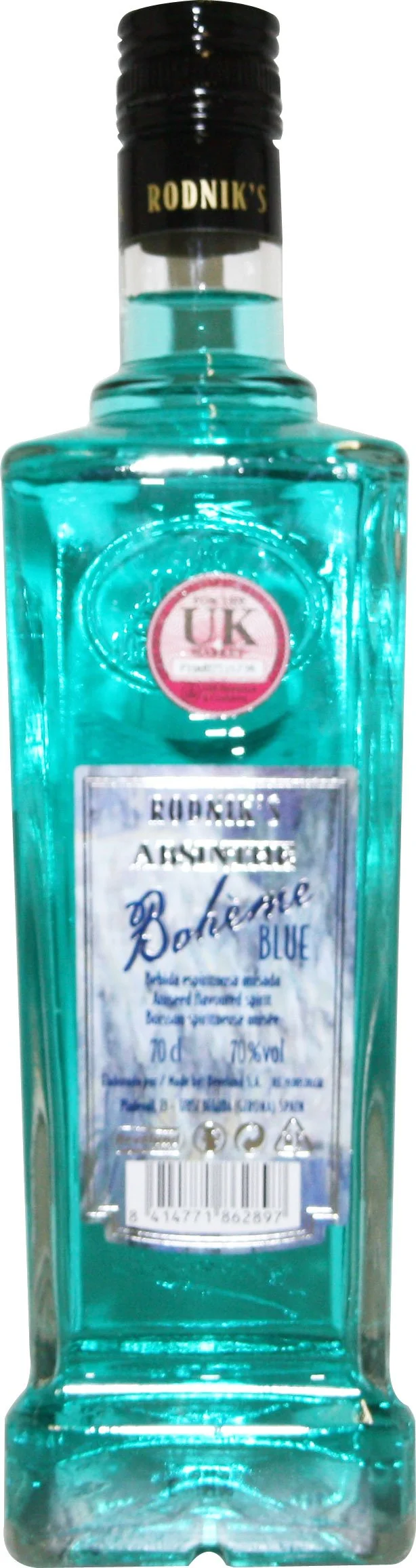 ABSINTHE ASSENZIO RODNIK'S BLU 70CL BT -