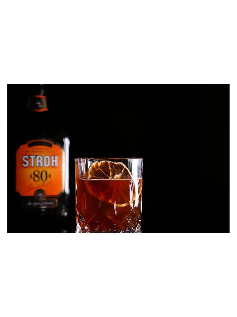 RUM STROH 80 Austria Inlander Rum 70 cl,Original STROH Inländer Rum,essenza di rum per tradizione culinaria e panificatrice austriaca in pasticcini, torte e dessert ed moderni Cocktails