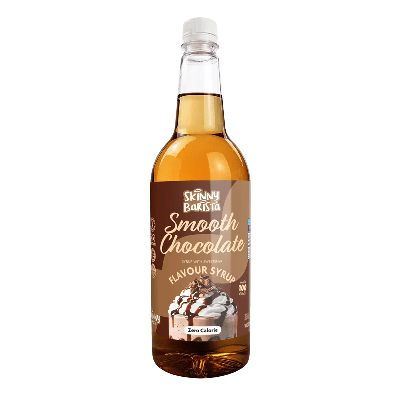 Sciroppo al gusto di cioccolato Skinny Barista - Caffè magro senza zucchero e senza calorie - 1 litro