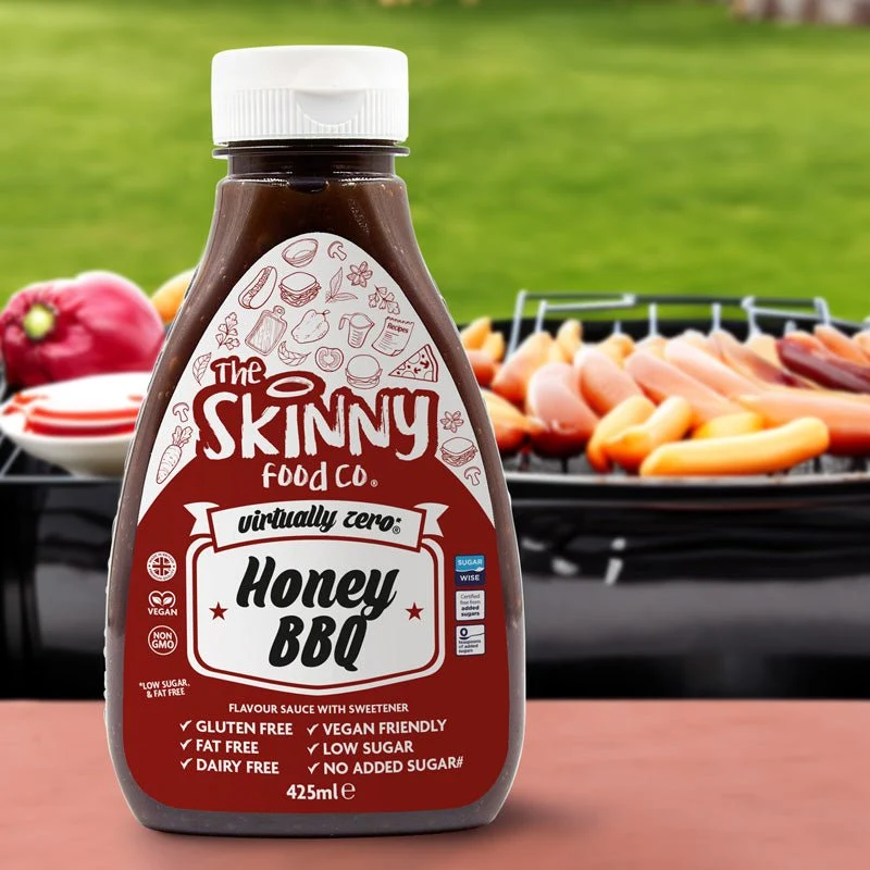 Honey BBQ Flavor Virtually Zero© Salsa magra senza zucchero - 425 ml