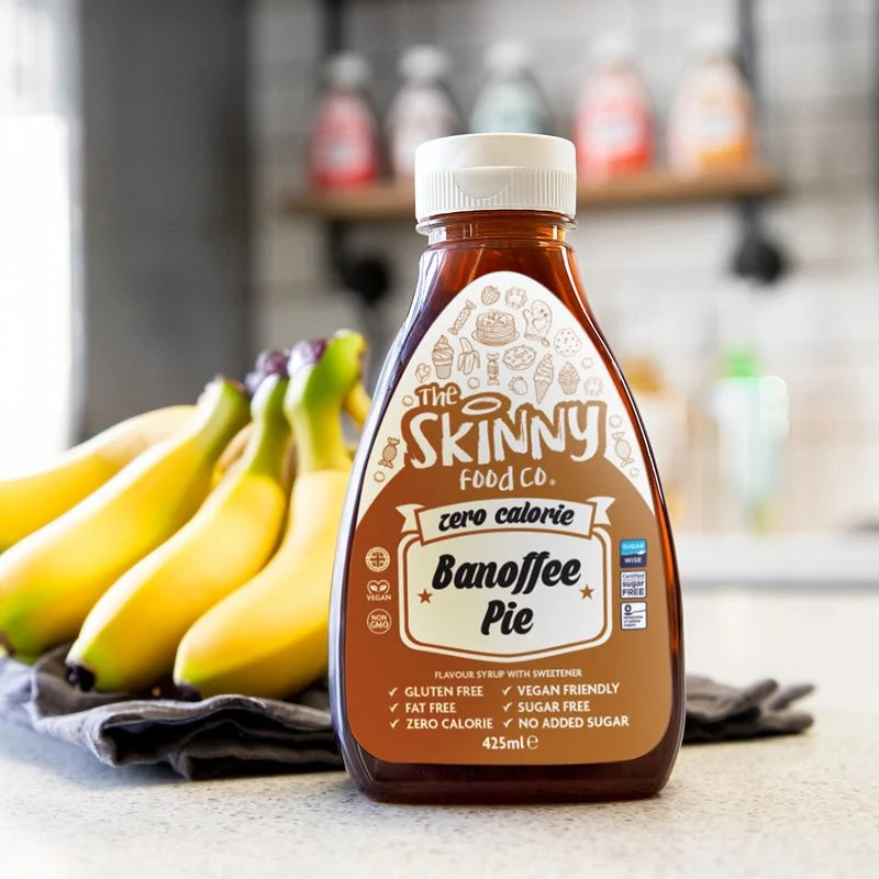 Sciroppo dimagrante Banoffee Pie a zero calorie e senza zucchero - 425 ml