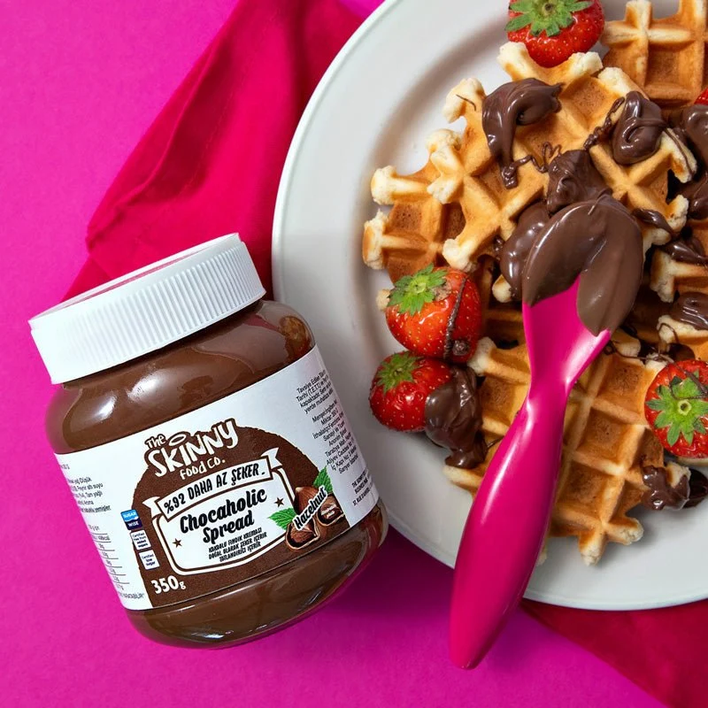 Crema spalmabile al cioccolato e nocciola a basso contenuto di zucchero - 350 g