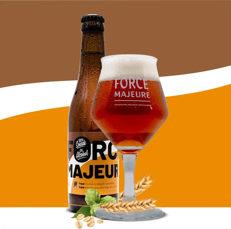 Bière Tripel Force Majeure 0,4% sans alcool