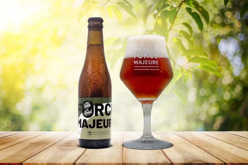 Bière Tripel Hop Force Majeure 0,4% sans alcool