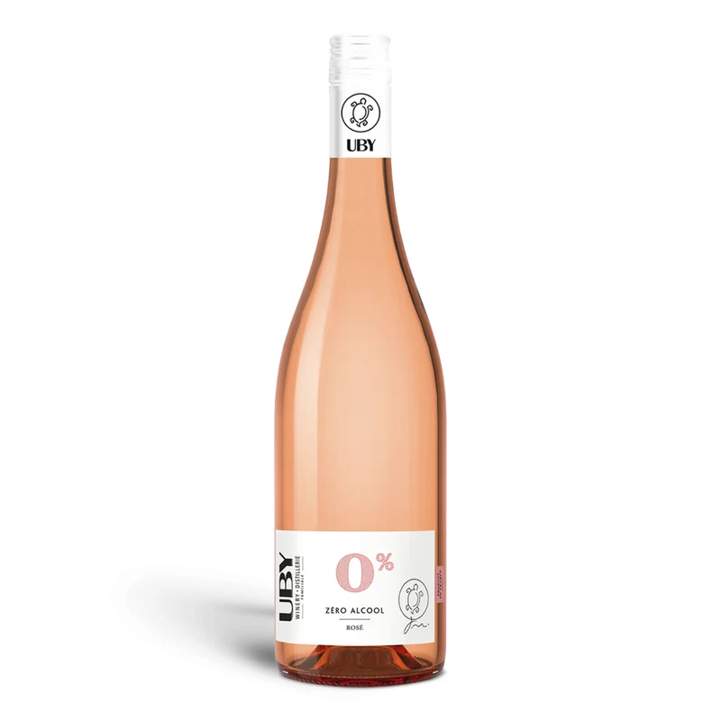 Vin rosé UBY 0.0% sans alcool