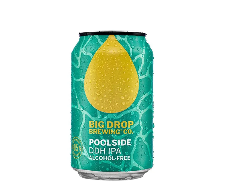 Bière Big Drop Poolside DDH IPA 0,5% sans alcool