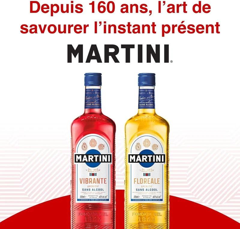 Apéritif Martini Vibrante 0,5% sans alcool