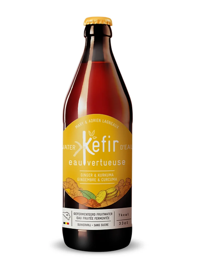 Kéfir Gingembre & Curcuma | 33cl | Bio