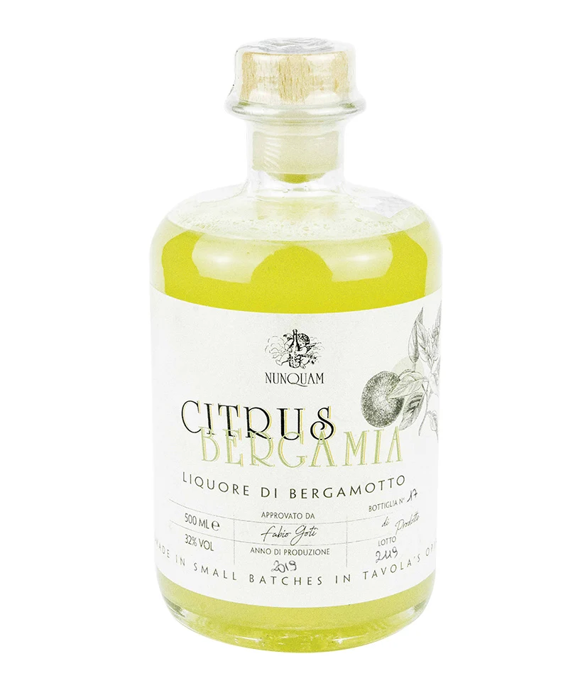 Citrus Bergamia Liquore Di Bergamotto - Opificio Nunquam
