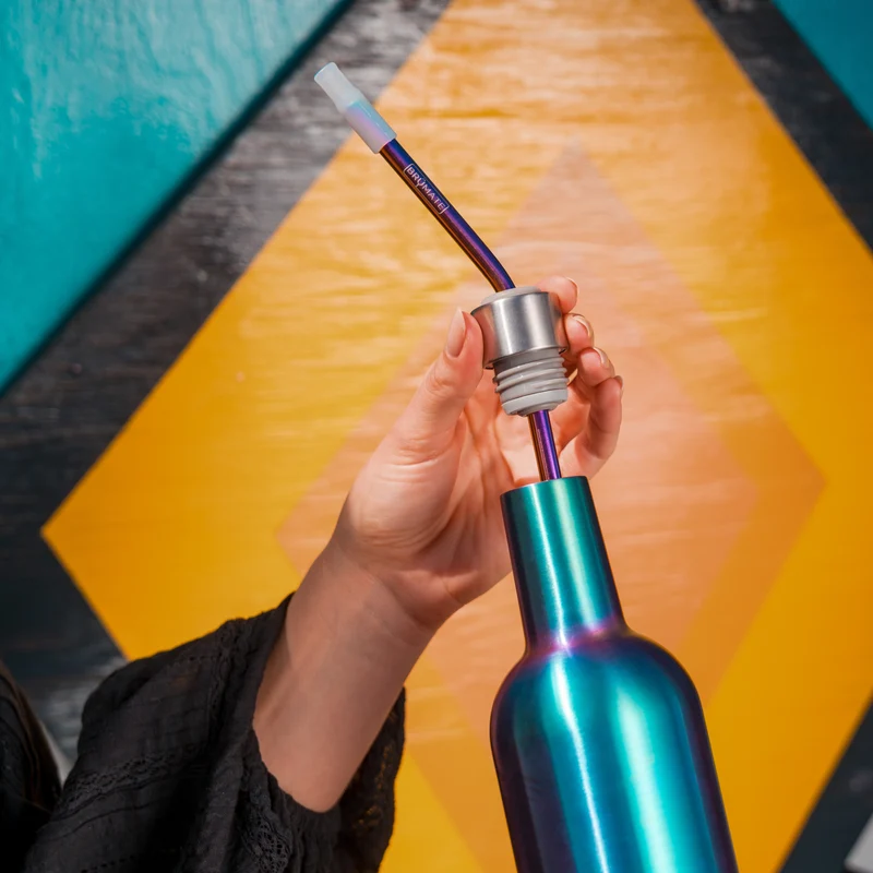 Winesulator™ Infinity Straw | Rose Gold