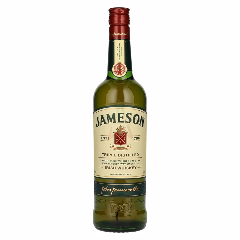 Jameson Triple Distilled Irish Whiskey 40,00% 0,70 Liter