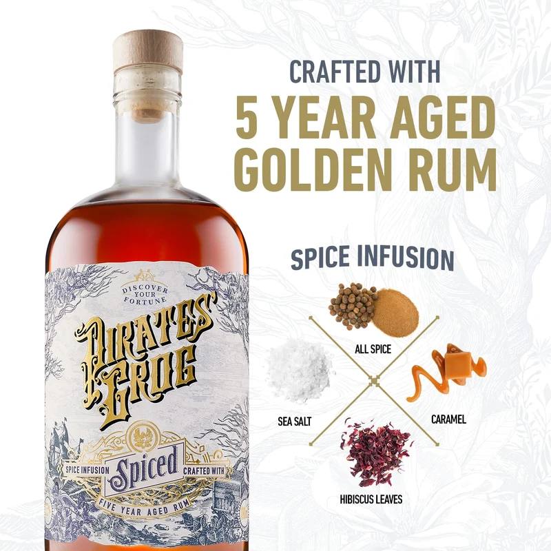 Pirate's Grog Spiced Rum 70 cl