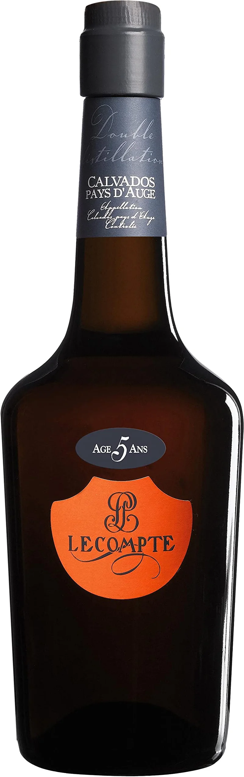 Lecompte 5 ans d'age Calvados 0,70 lt.