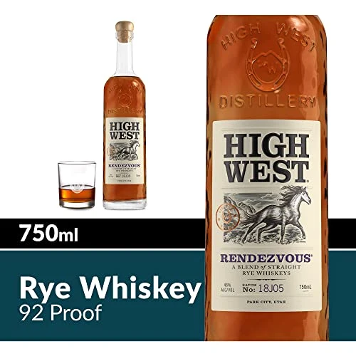 High West Whiskey RENDEZVOUS RYE 46% Vol. 0,7l